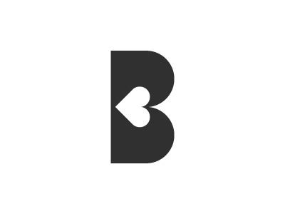 B - LOVE icon icon design