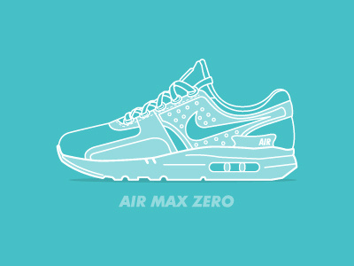 Air Max Zero Illustration illustration