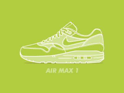 Air Max 1 airmax illustration sneaker sneaker illustration