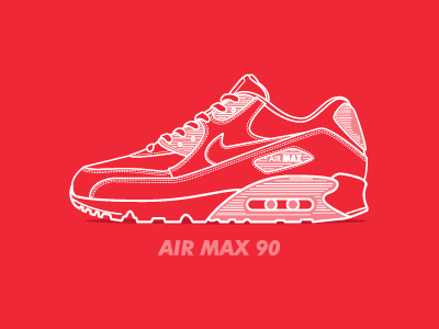 Air Max 90 Illustration airmax illustration sneaker sneaker illustration