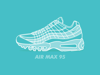 Air Max 95 airmax illustration sneaker sneaker illustration
