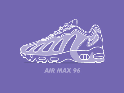 Air Max 96 airmax illustration sneaker sneaker illustration