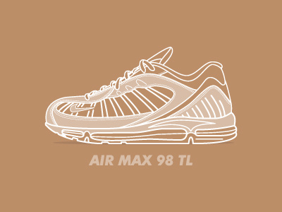 Air Max 98 TL airmax illustration sneaker sneaker illustration