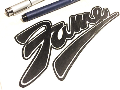 Hand Lettering : FAME