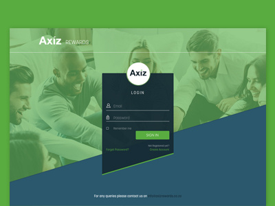 UI UX Design - Axiz Rewards Portal Design