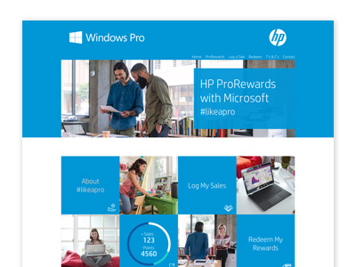 Hp Pro Rewards Portal ui ui design ux ux design