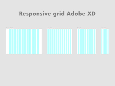 Responsive Grid Adobe XD adobe xd grid responsive grid responsive grid adobe xd ui design