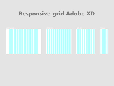 Responsive Grid Adobe XD