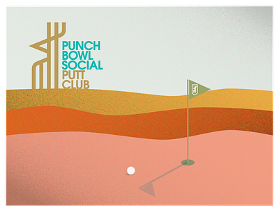 Putt Club Concept design illustration