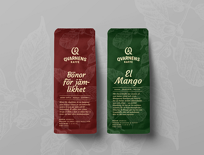 Qvarnens coffee coffee logo monogram packaging