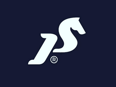 PS monogram horse logo monogram
