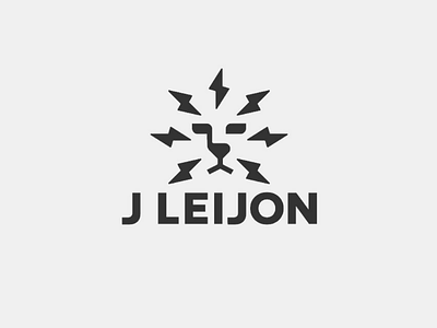 J Leijon brand identitydesign design electrician lion logotype