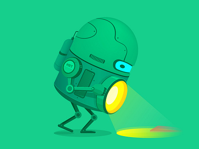 robot3 app design icon illustration ui vector website