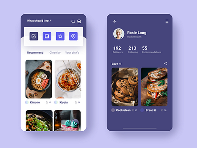 Food Delivery App branding design ui ux