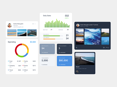 Floating Assets app design platform ui ux web