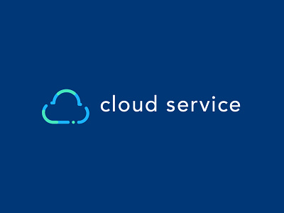 Logo concept | Cloud Service app brand branding identity logo vector