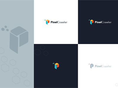 PixelCrawler 99designs abstract brand branding design identity logo vector