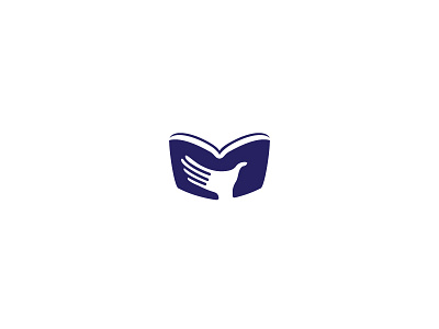 Reading Book Logo abstract book books bookshop bookstore education for sale knowledge library logo logos read reading school story storybook student study teacher wisdom