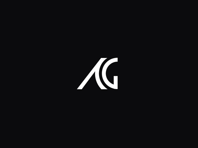 AG Monogram Logo by Adam Islami on Dribbble