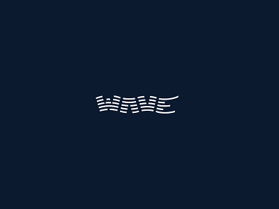 Wave Typography Logo branding custom for sale lettering letters logo logos logotype navy ocean sea sport surfing swimming type typography water wave wavy wordmark