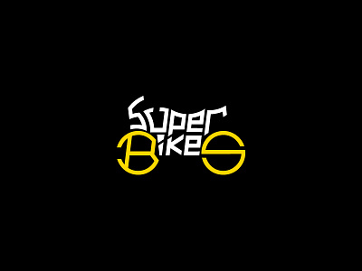 Superbikes automotive custom design fonts lettering letters logo logotype motorcycle superbikes typography vector vehicle