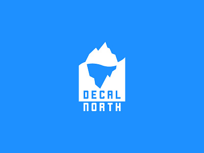 Decal North arctic cold cool decal design ice iceberg logos negative north northern print rock solid space stone vector vinyl water wrap