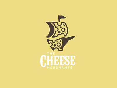 The Cheese Merchants beverages branding cheese culinary food for sale illustrator logo logomark logos logotype mark merchants quirky restaurant seller store supplier typography unique