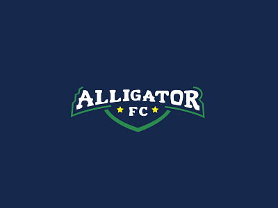 Alligator FC activities alligator badge logo camp club logo custom extra fonts football fun futsal lettering letters logotype design skills soccer sports training typography words