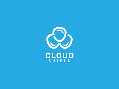 Cloud Shield Logo cloud coding computing control cyber data defense hosting network programming protection secure security shield software system technology webdesign webdeveloper website