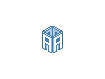 AA Architecture Monogram Logo abstract architects architecture brand branding building construction coworking space for sale geometric house interior design isometric lettering logo logomark logos monogram structure typography