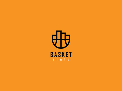 Basket Stats Logo abstract analytics apps basket basket ball basketball chart data for sale logo logos program software sport sports statistics stats strategy system tools