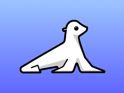 Sea lion icon | Dribbble Weekly Warm-up #4 animals debut dribbbleweeklywarmup firstshot icon illustration logo sea lion seal