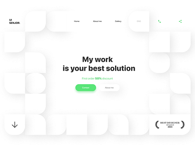 Креативное веб портфолио | Creative Web Portfolio design figma portfolio ui ux web design