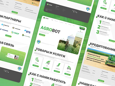Agrobot agro branding business figma logo ui ux web design