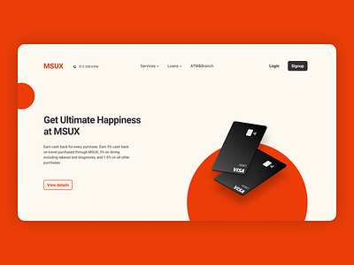 MSUX Bank Landing Page #1