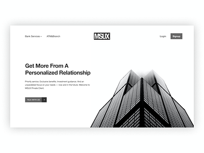 MSUX Landing page #2