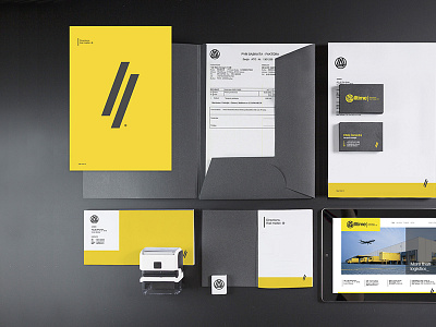 Alltime branding business card corporate envelop folder ipad logistics stamp transport web