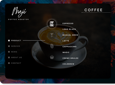 Coffee Shop Landing Page V design illustration logo ui ui ux ui design ui designer uidaily uidesign uiux