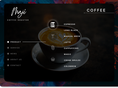 Coffee Shop Landing Page V