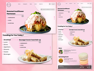 Food  Website Homepage