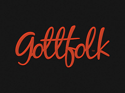 Gottfolk logo, experimental stage gottfolk logo