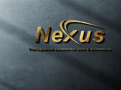 Nexus background design logo