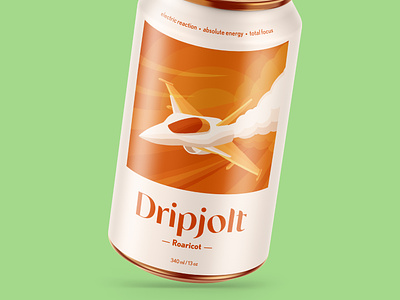 Dripjolt brand artwork brand design brand identity branding design studio logo soda artwork soda can design ui