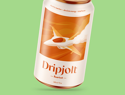 Dripjolt brand artwork brand design brand identity branding design studio logo soda artwork soda can design ui
