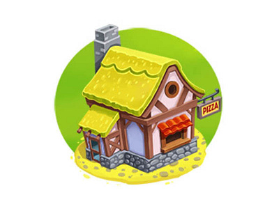 Pizza House game land mobile pizza puzzle