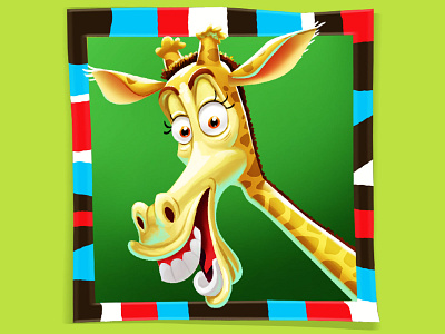 Giraffe africa animal cartoon character characterdesign game giraffe illustration mascot mobile
