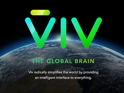 Viv, The Global Brain responsive splash website