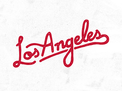 Los Angeles hand lettering handdone type handlettering lettering typography