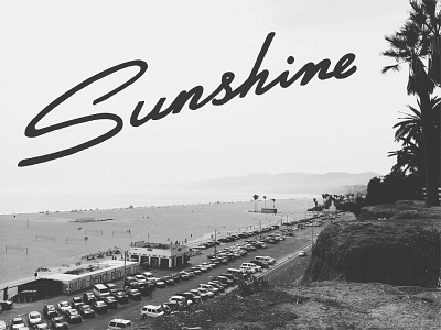 Sunshine hand lettering handdone type handlettering lettering typography