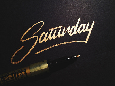 saturday hand lettering handdone type handlettering lettering typography